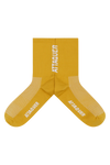 Attaquer | Vertical Logo Socks | Wattle