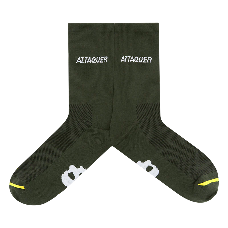 Attaquer All Day Side Logo Socks - Pine