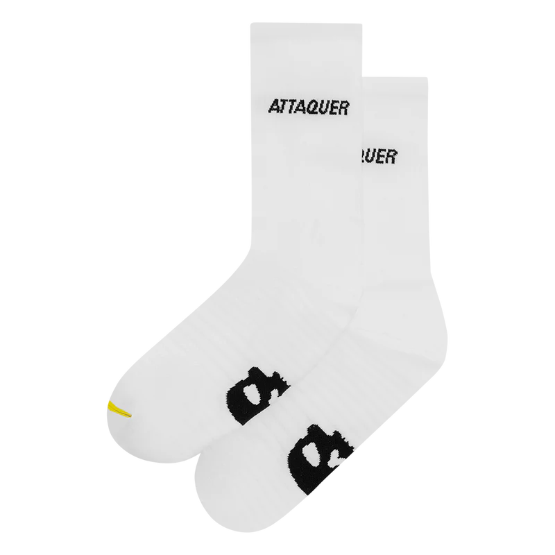 Attaquer All Day Side Logo Socks - White