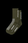 Attaquer | Vertical Logo Socks | Pine